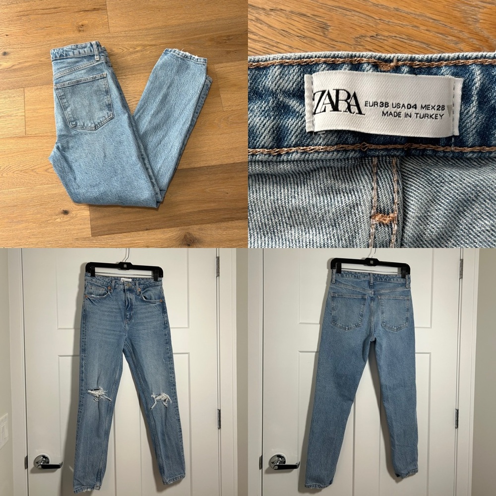 Zara mom jeans, women’s small mom jeans